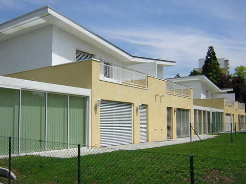 Villas mitoyennes avec patio et véranda Genève-Cointrin